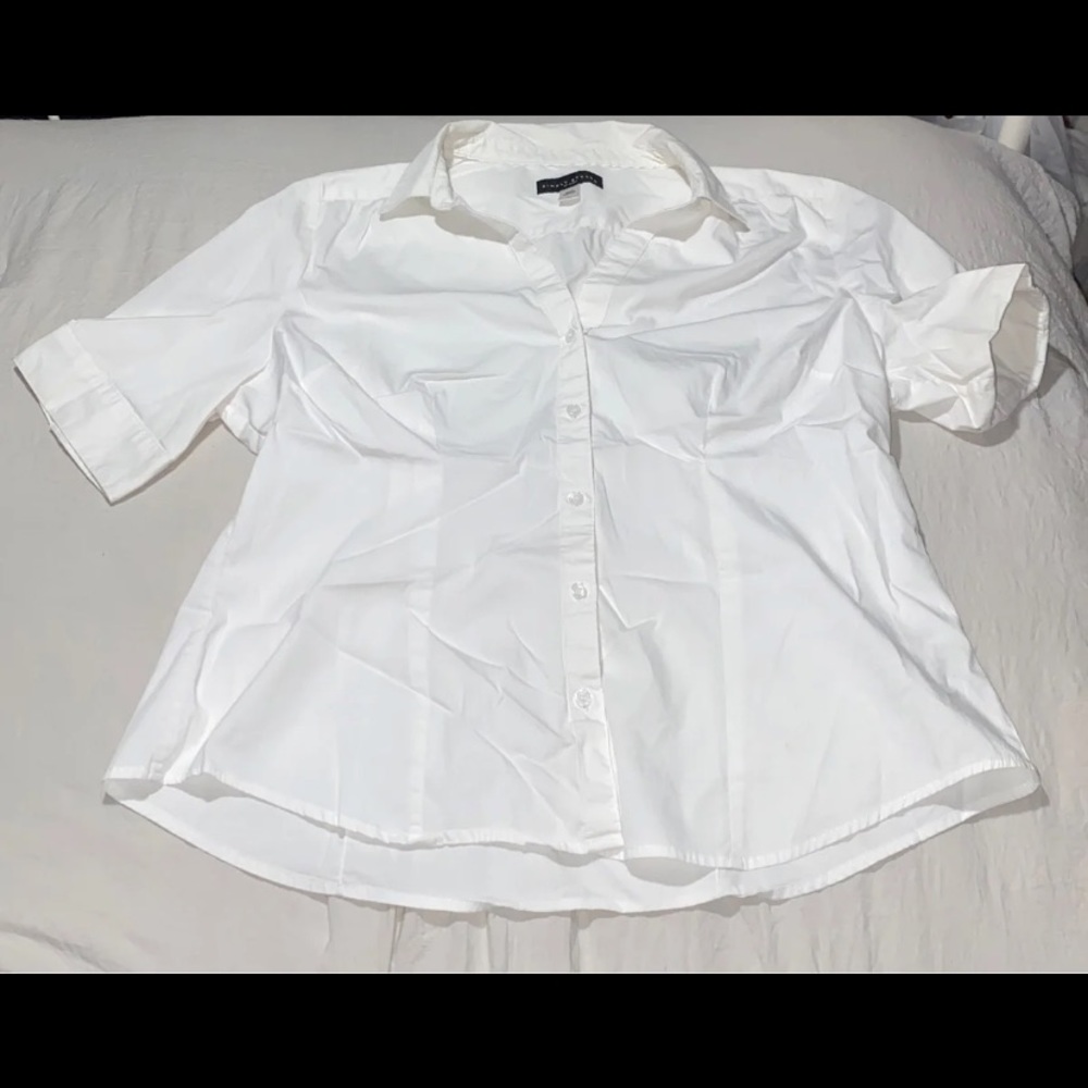 Womens White Blouse Size Large